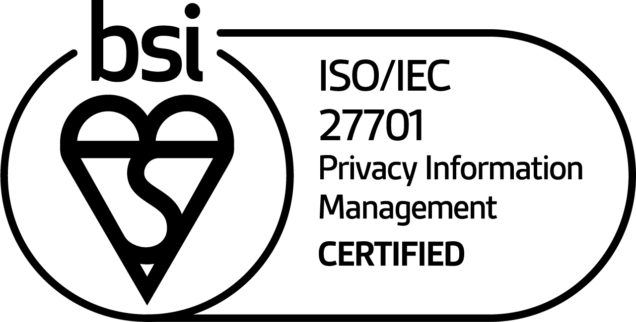 BSI ISO/IEC 27701 certified